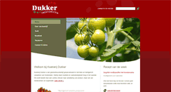 Desktop Screenshot of kwekerijdukker.nl